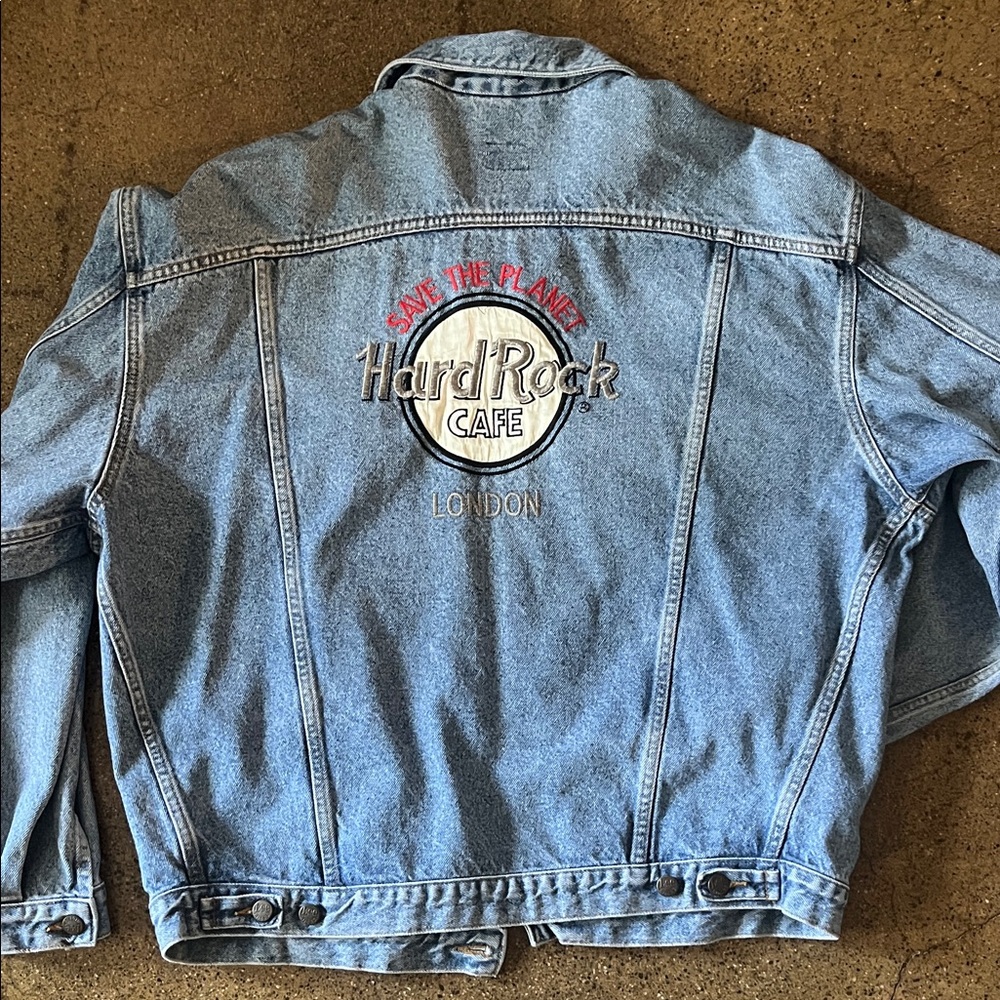 Hard Rock Cafe Blue Jean Jacket